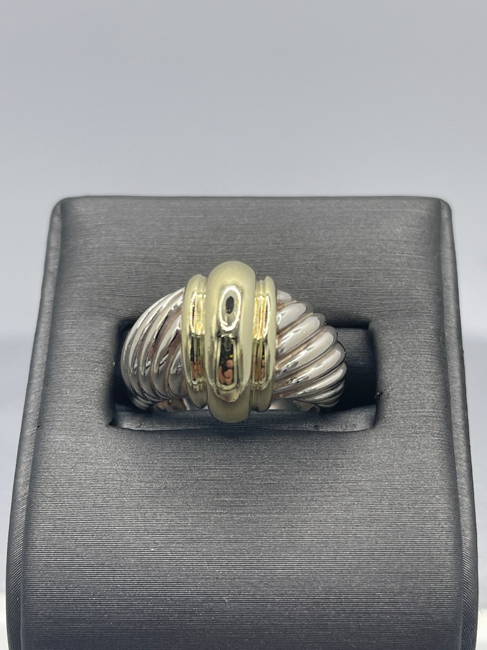 David yurman gold dome ring deals
