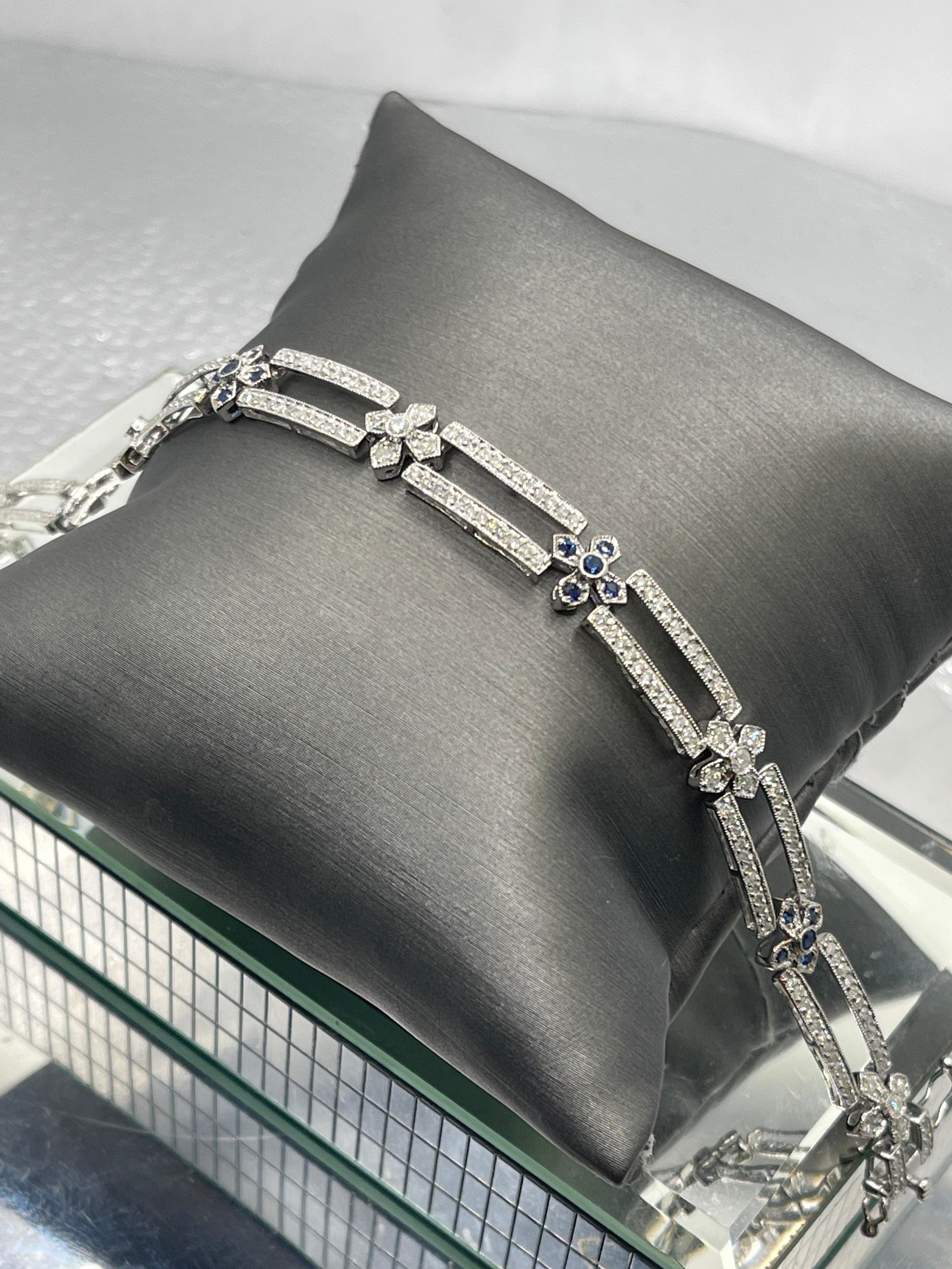 Givenchy Silver Sapphire Crystal Pave Pear Flex Line Bracelet | Dillard's
