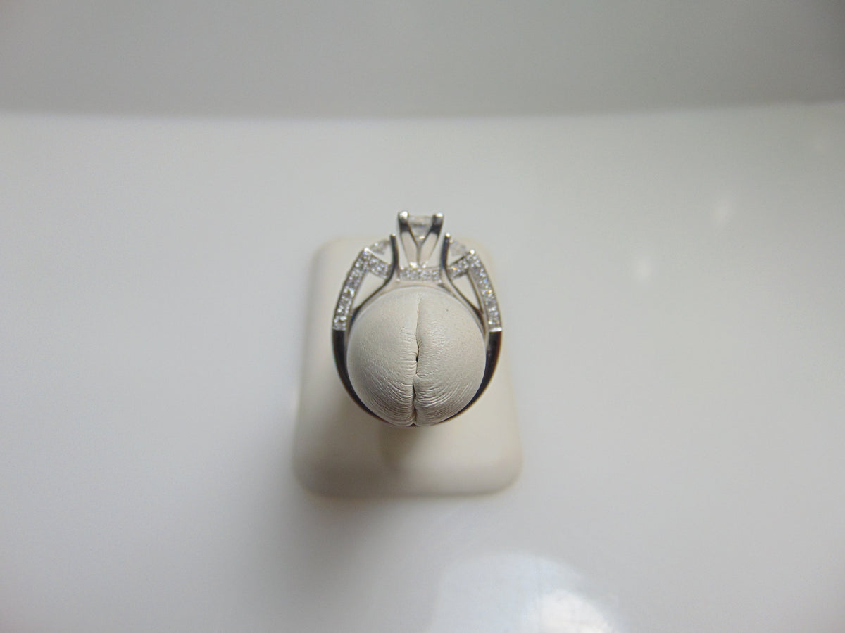 14 Karat White Gold Princess Cut Diamond Engagement Ring - Philadelphia Gold & Silver Exchange