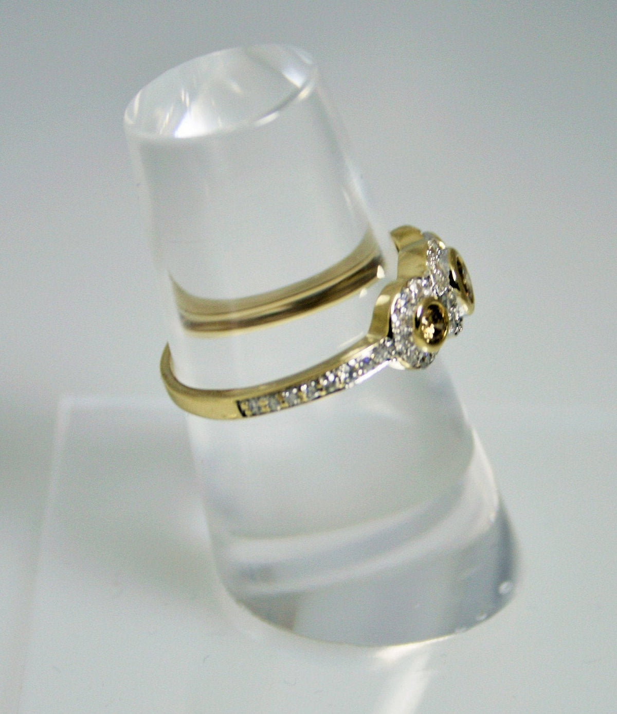 Yellow & White Diamond Ring 1 Carat TDW - Philadelphia Gold & Silver Exchange