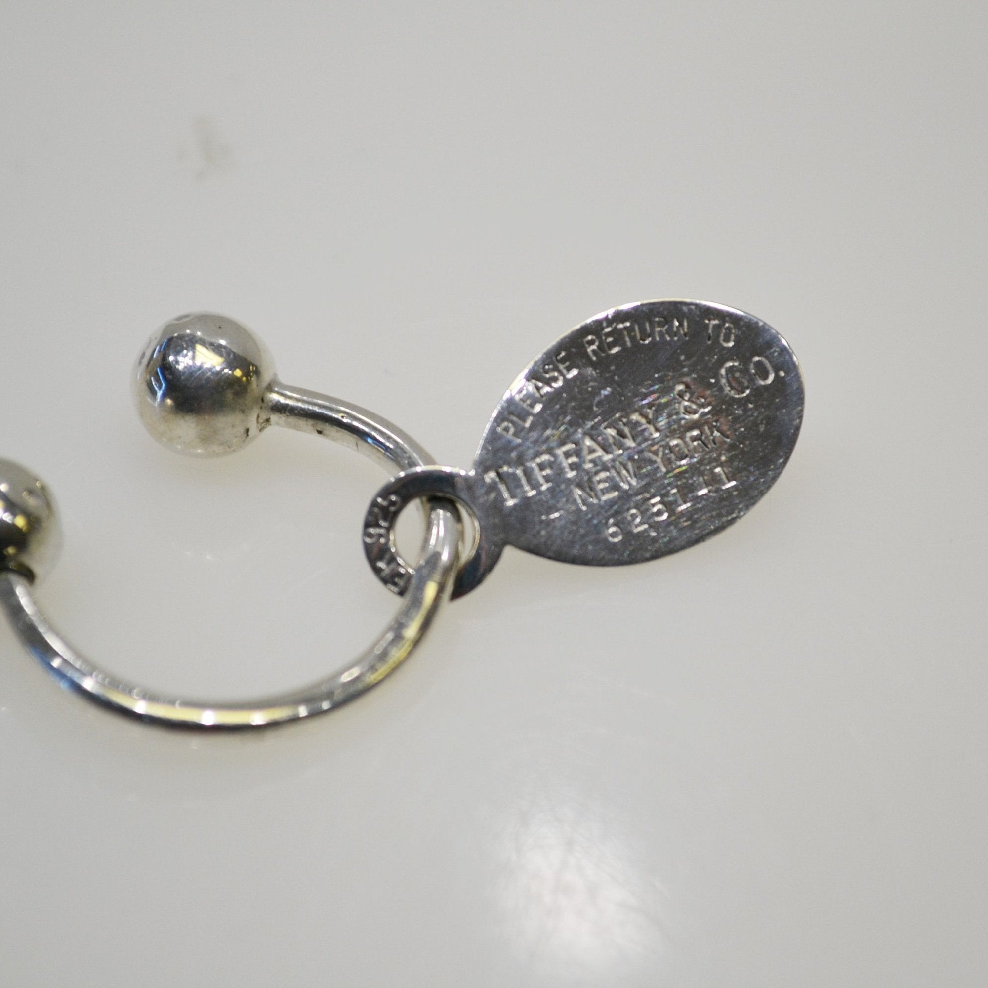 Filigree Keychain Made of 925 Sterling Silver, Handmade Key Holder