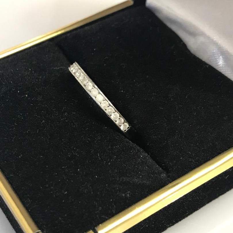 view four of Platinum Diamond Band Ring Wedding 