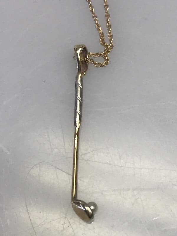 14KT Solid Yellow Gold Golf Club Charm - Philadelphia Gold & Silver Exchange