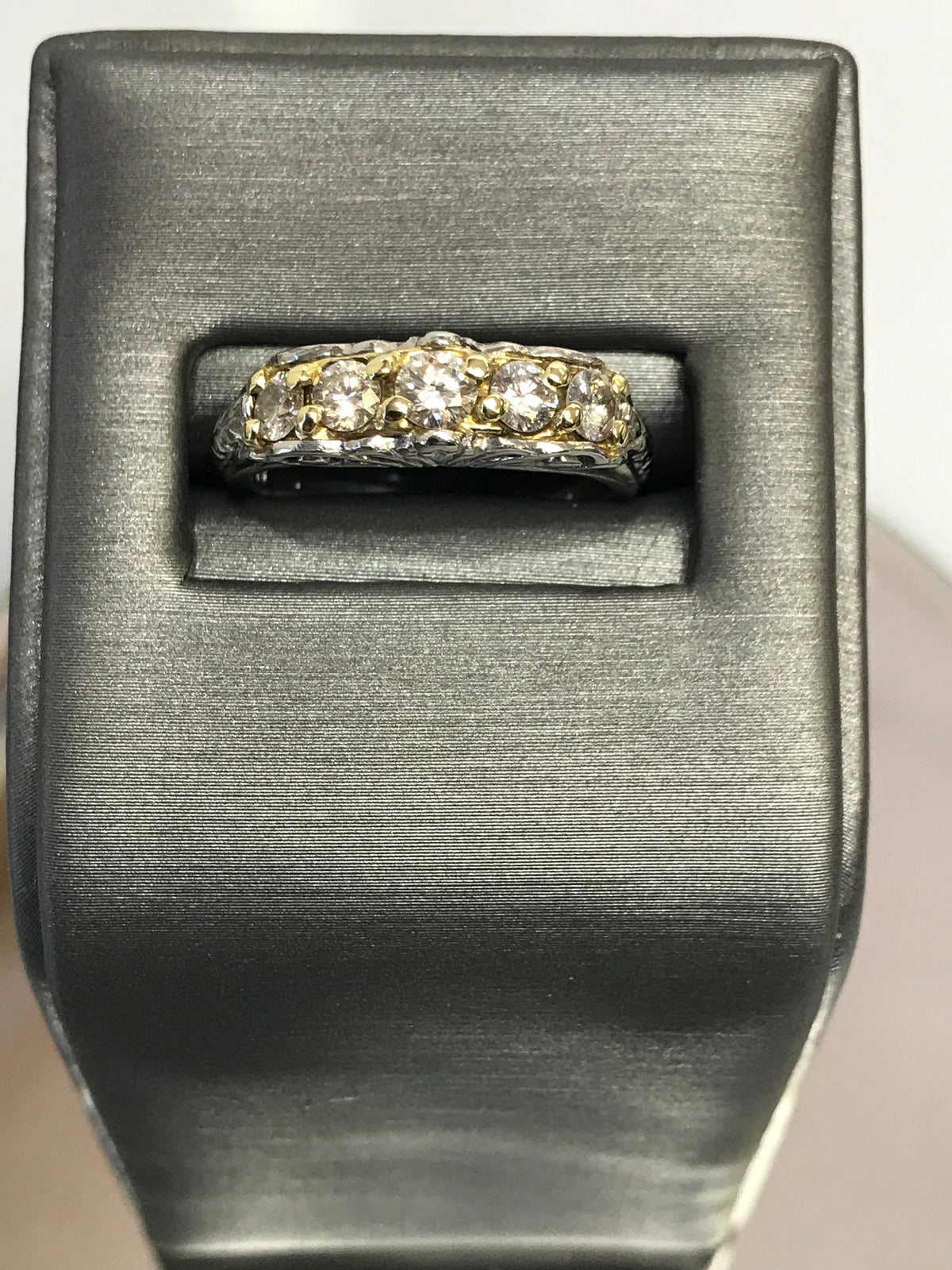 18 Karat Yellow & White Gold Diamond Ring - Philadelphia Gold & Silver Exchange