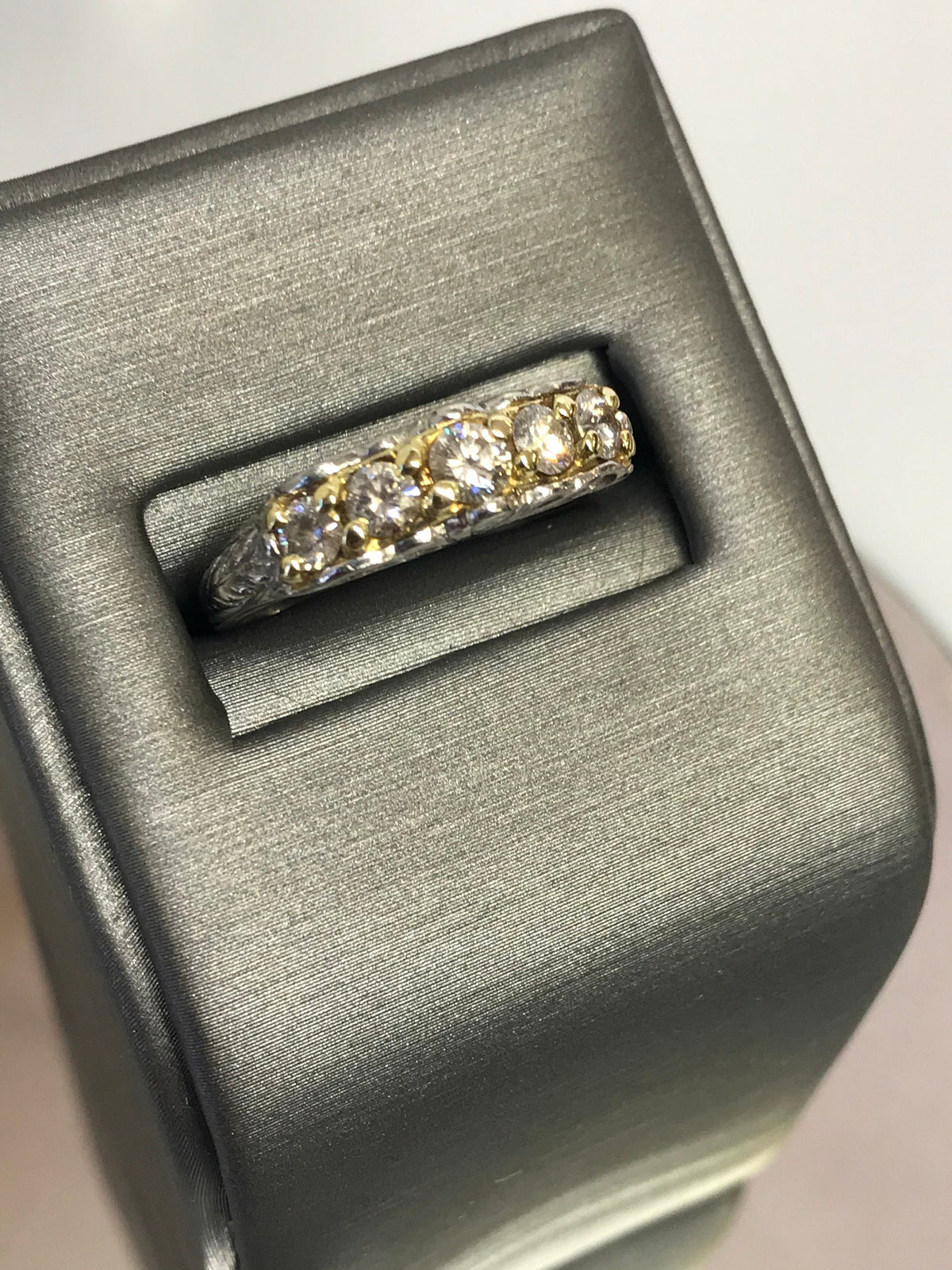 18 Karat Yellow & White Gold Diamond Ring - Philadelphia Gold & Silver Exchange