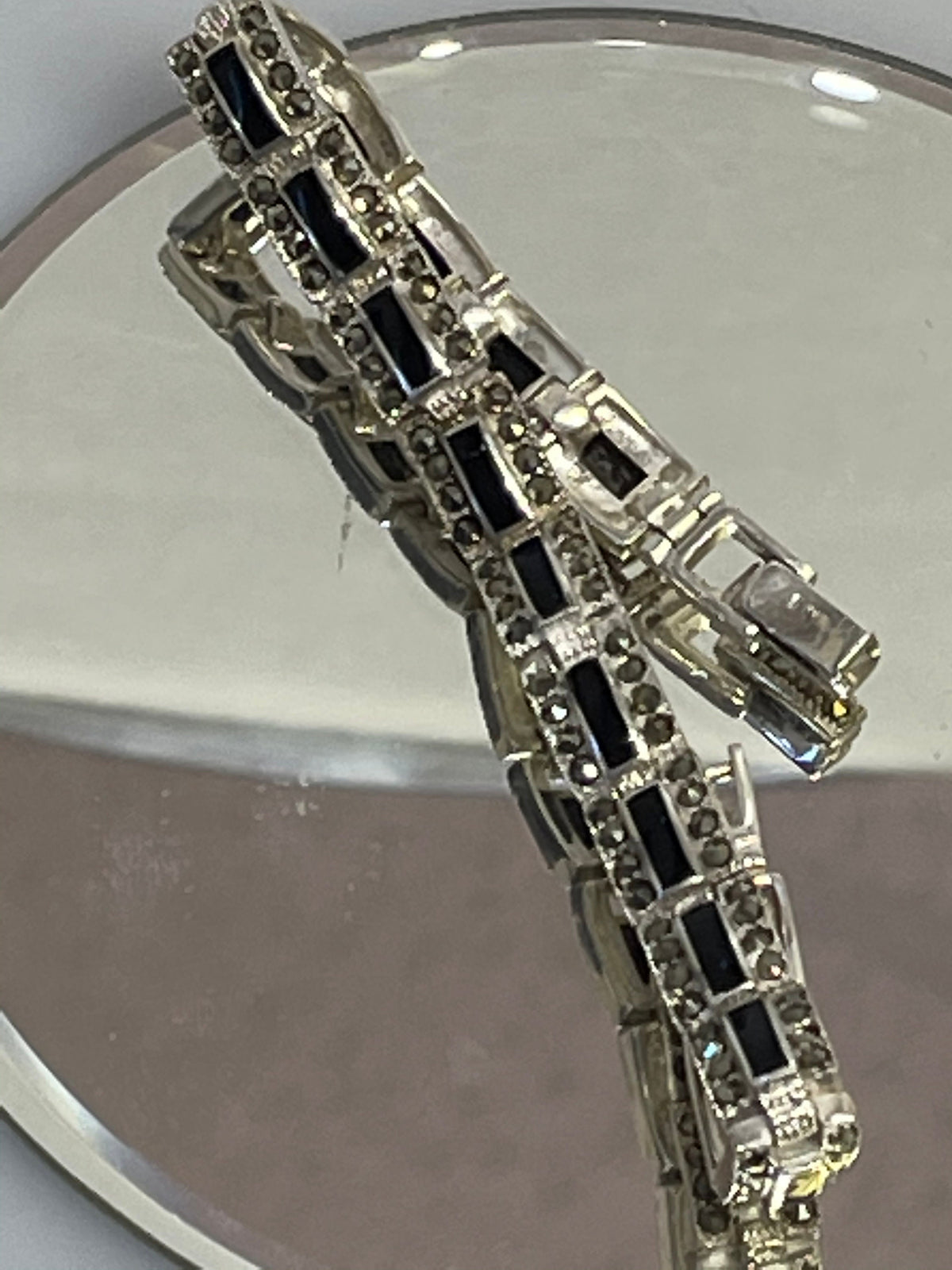 Sterling Silver Onyx Bracelet - Philadelphia Gold & Silver Exchange